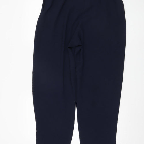 Frank Usher Women's Navy Trousers, Size 16, Elastic Waist