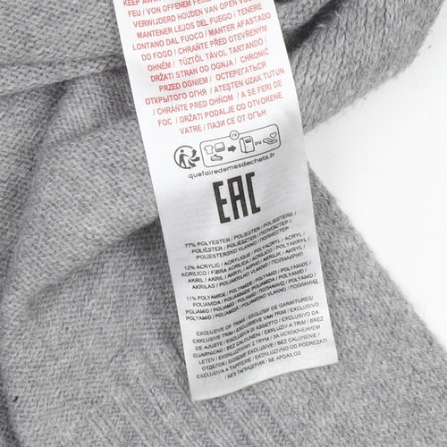 Amara Reya Women's Grey Mock Neck Pullover Jumper M