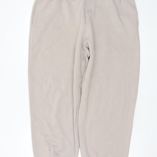 H&M Women’s Beige Jogger Trousers, Size L