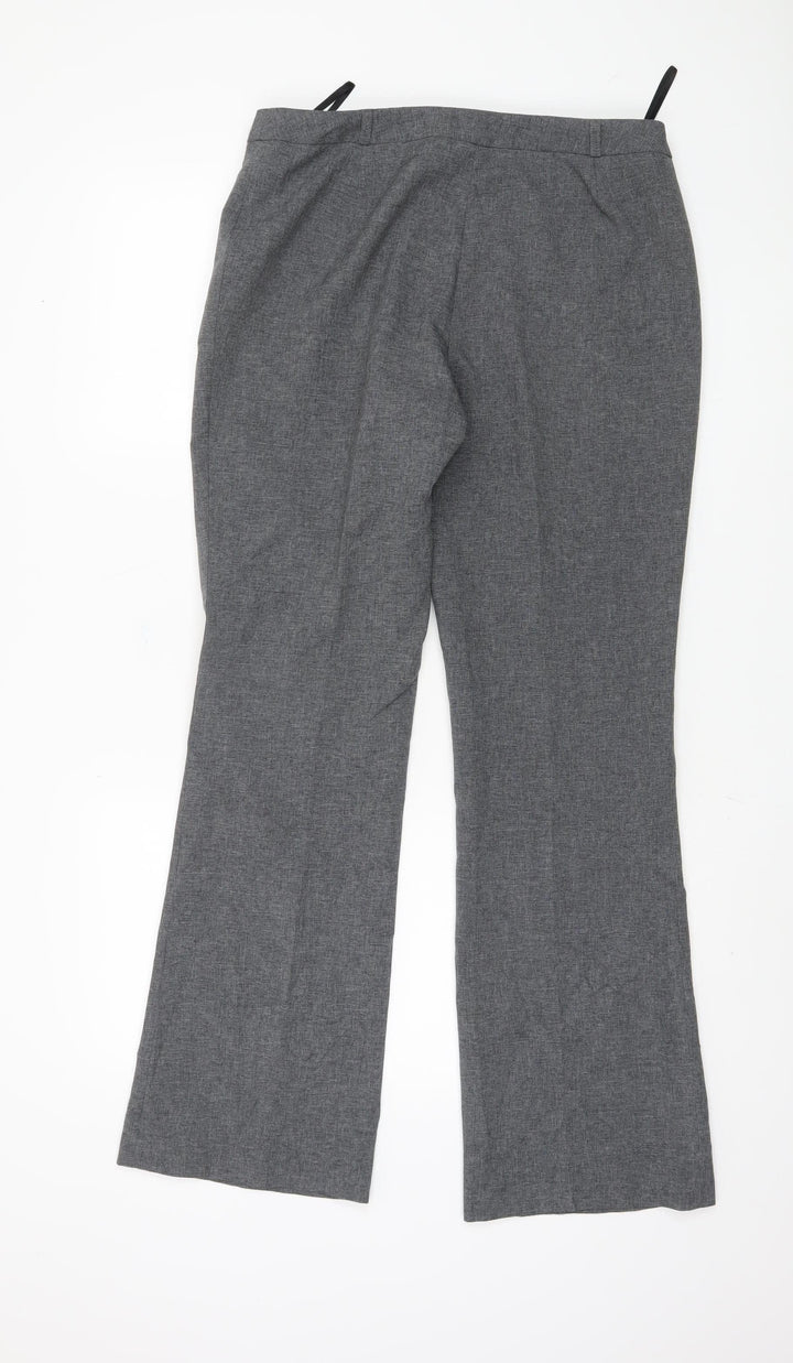 Dorothy Perkins Women's Grey Trousers Size 12