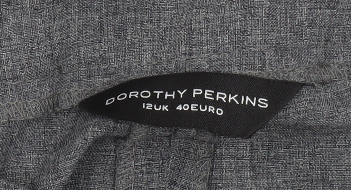 Dorothy Perkins Women's Grey Trousers Size 12