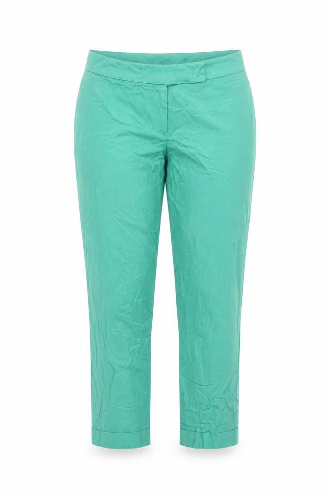 Dorothy Perkins Women’s Green Cropped Trousers Size 10