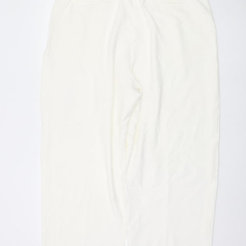 Marks and Spencer Women's Ivory Trousers Size 18