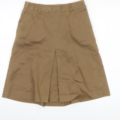 Zara Women’s Brown A-Line Skirt Size 8