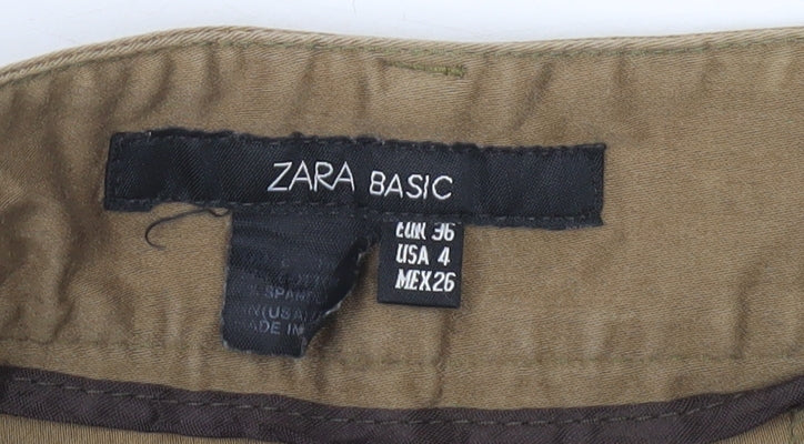 Zara Women’s Brown A-Line Skirt Size 8