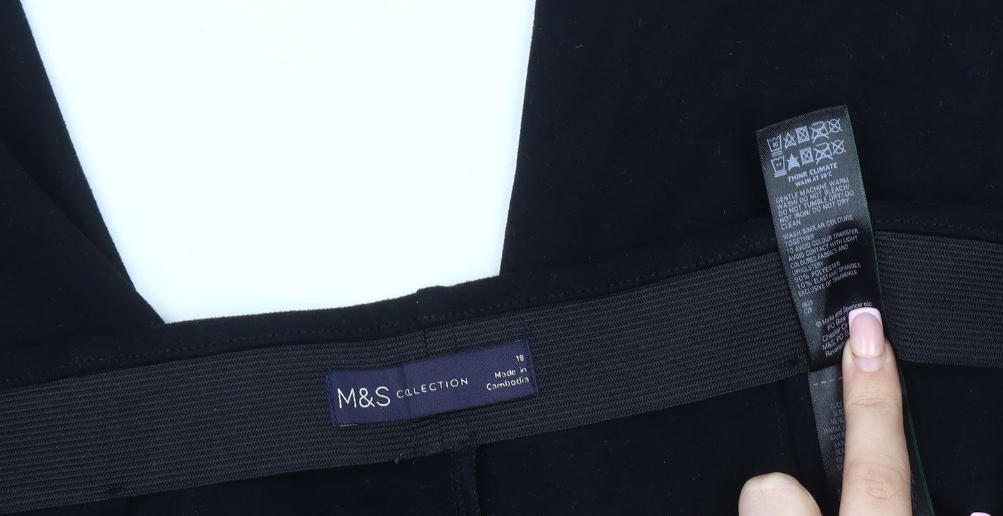 Marks and Spencer Women's Black Leggings Size 18