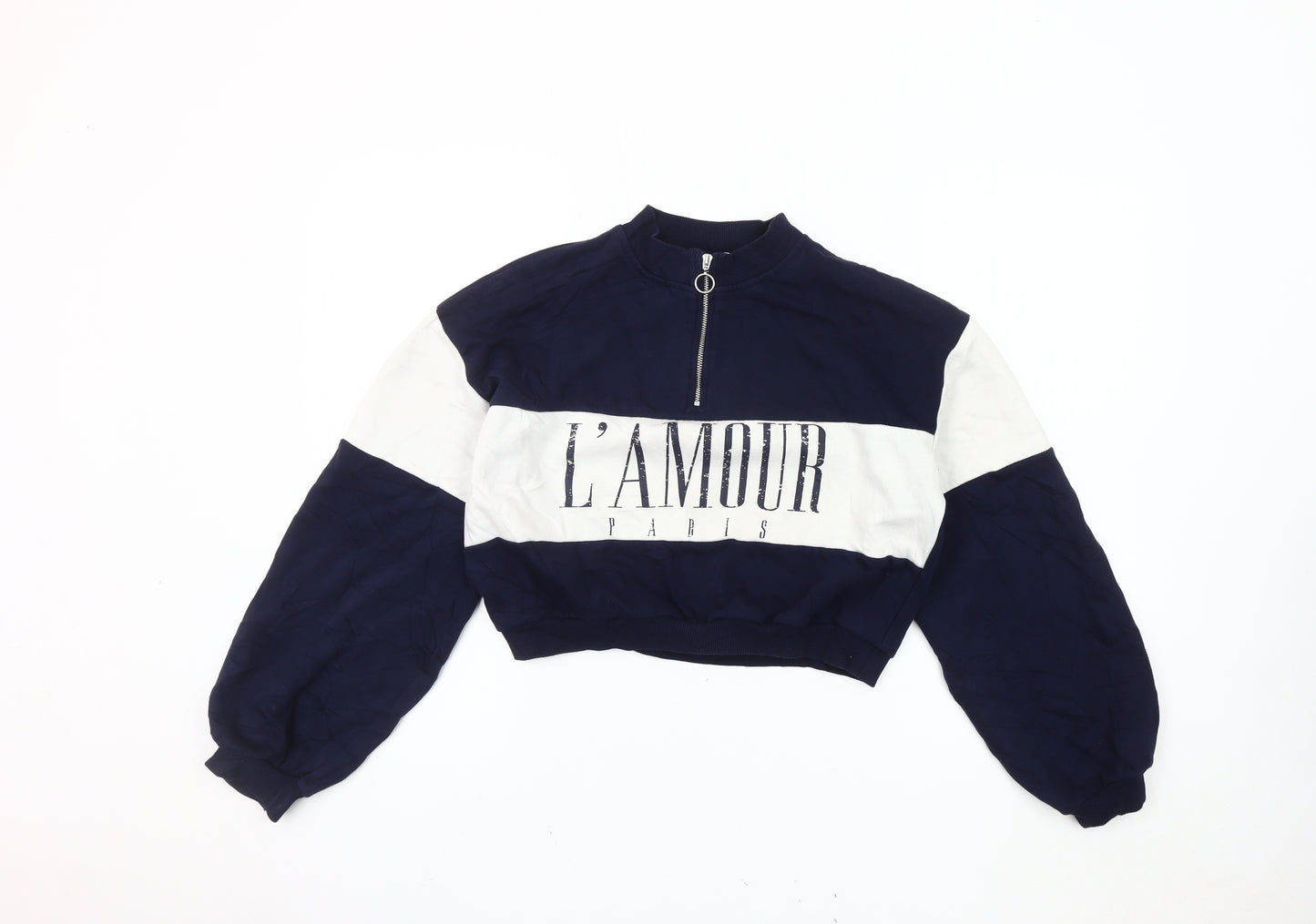 Candy Couture Girls Blue Full Zip Sweatshirt, 16 Years