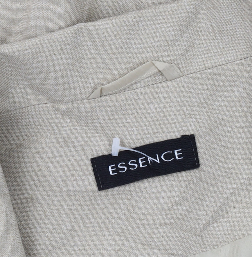ESSENCE Women's Beige Blazer, Size 18