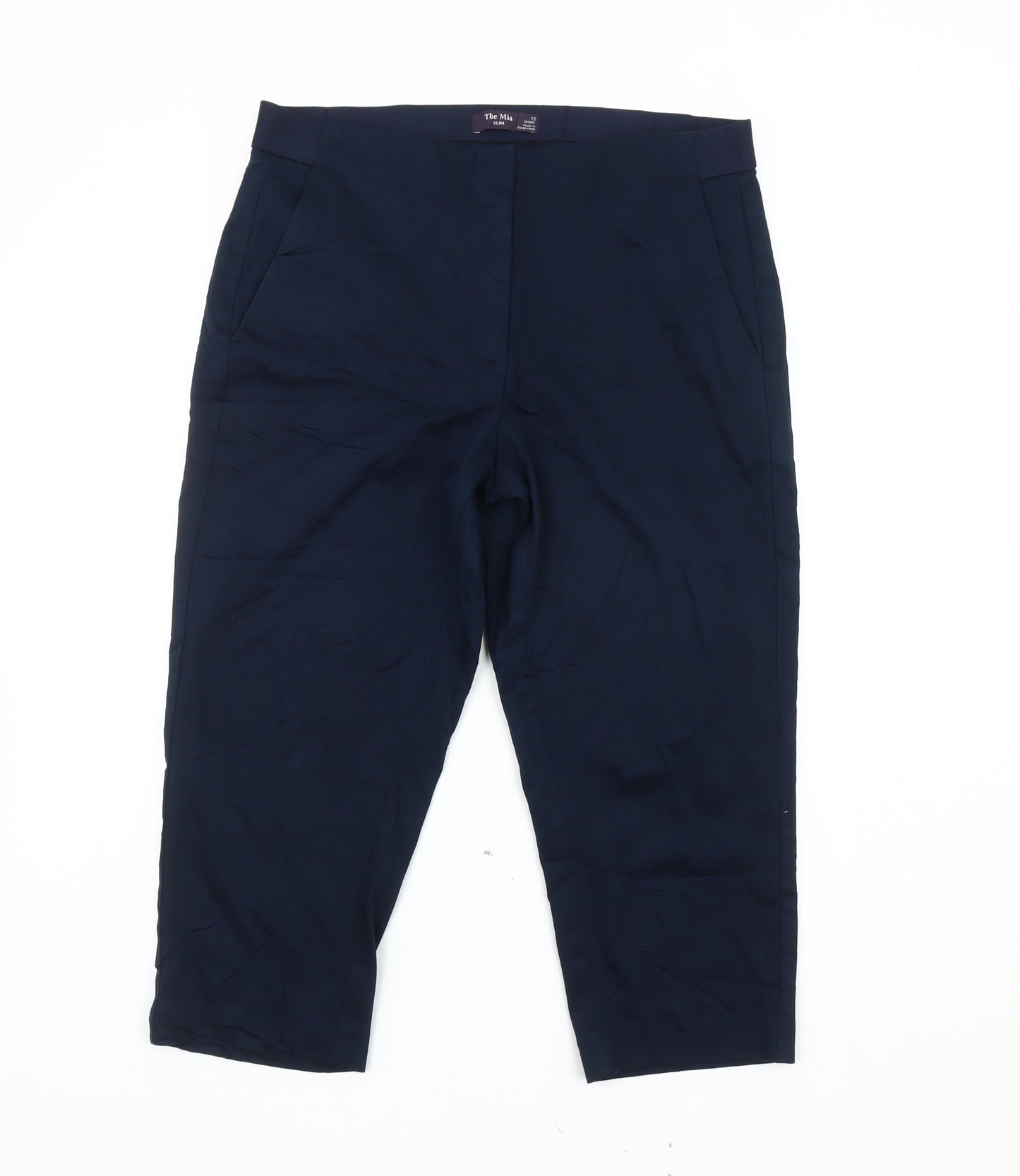 Marks and Spencer Women's Blue Trousers, Size 12