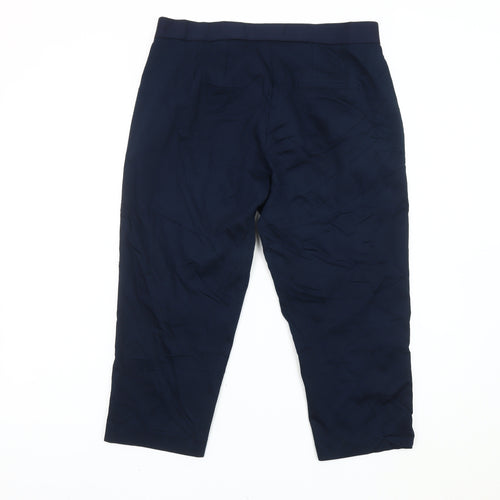 Marks and Spencer Women's Blue Trousers, Size 12