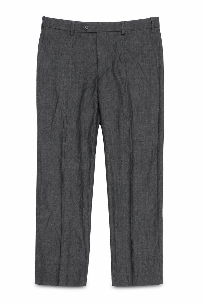 Front view of Marks & Spencer Men's Grey Dress Pants 36 Regular