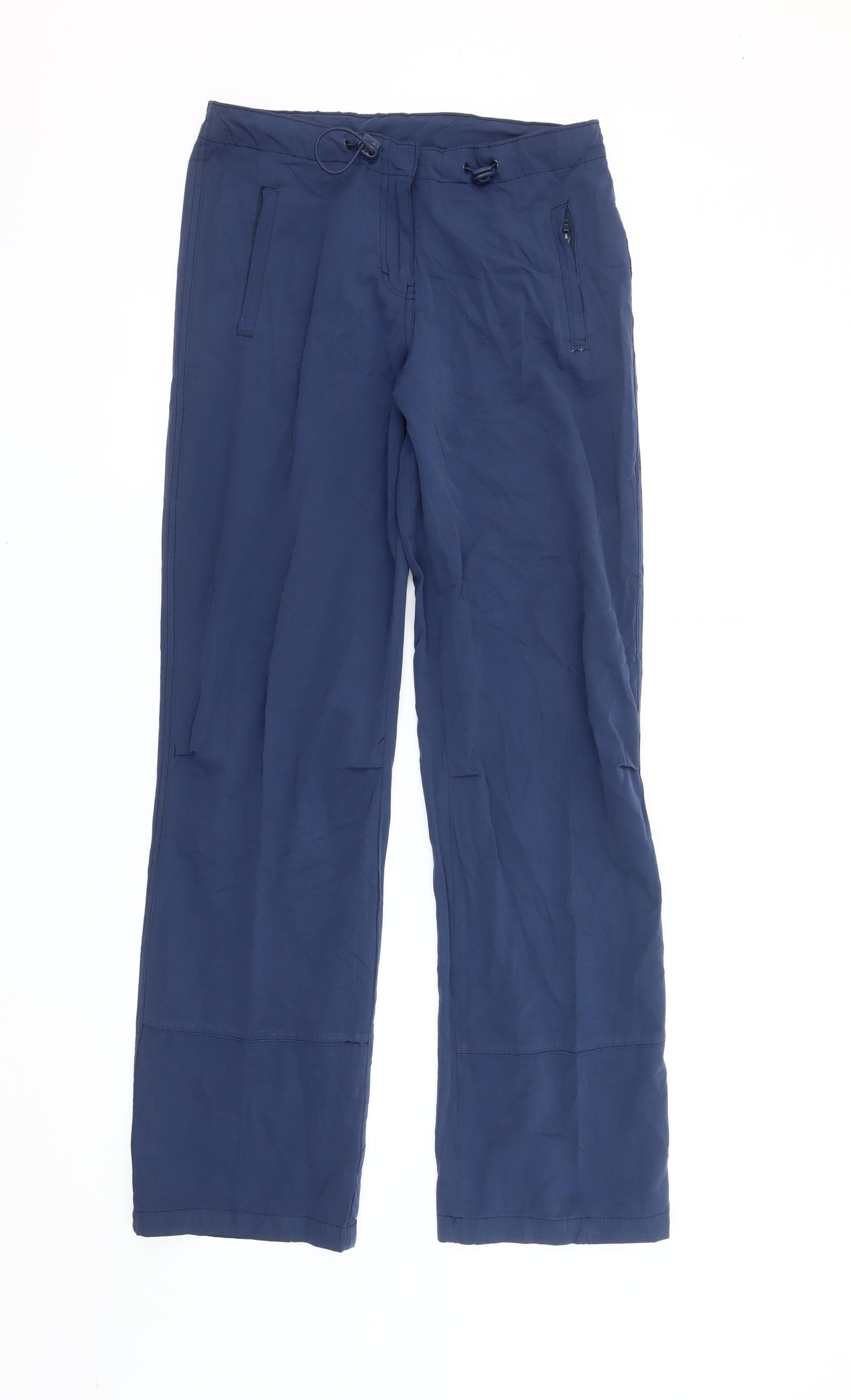 AL Active Women's Blue Straight Trousers Size 10