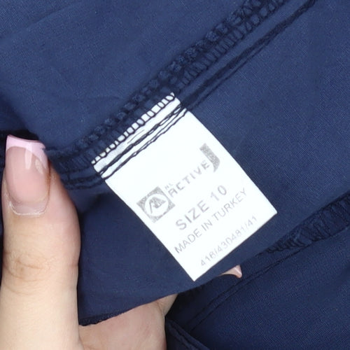 AL Active Women's Blue Straight Trousers Size 10