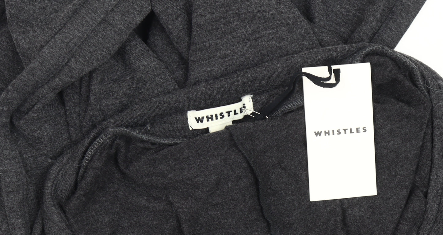 Whistles Women's Grey Joggers Medium with Elastic Waist