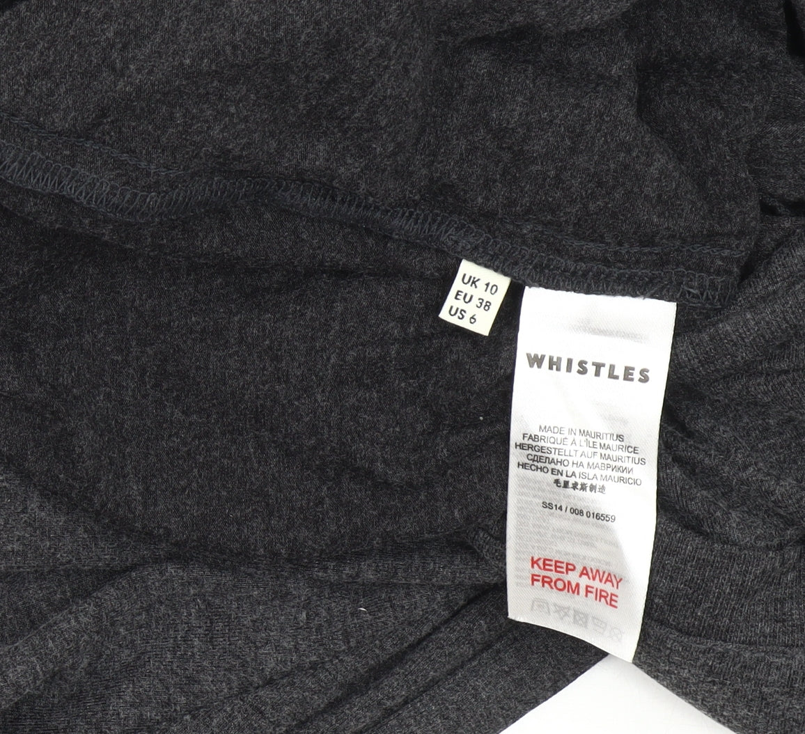 Whistles Women's Grey Joggers Medium with Elastic Waist