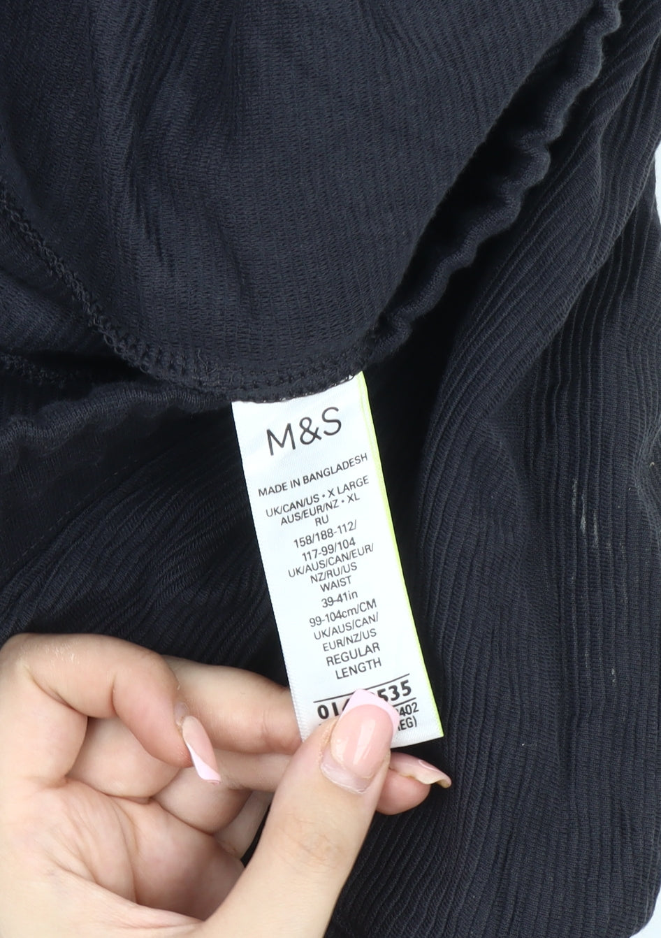 Marks and Spencer Men’s Black XL Jogger Trousers