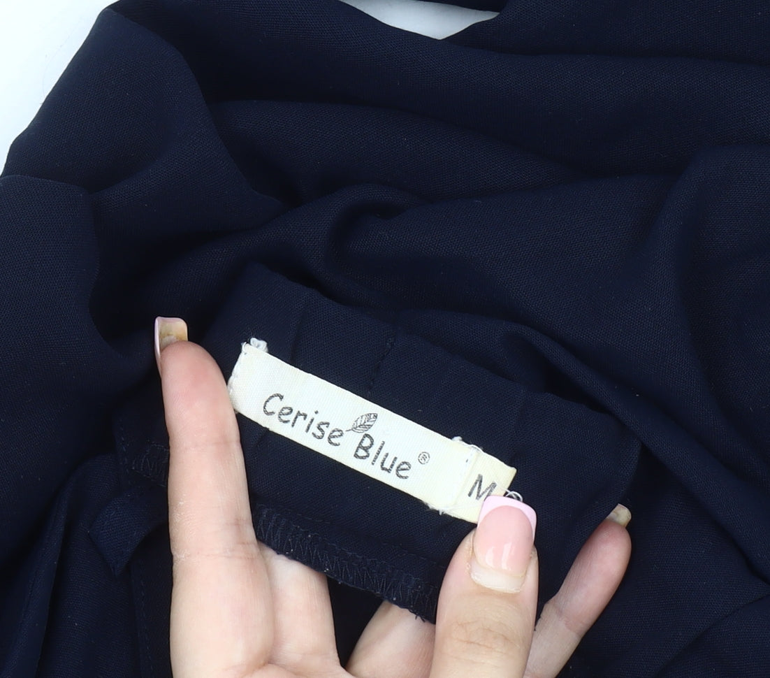 Cerise Blue Women's Paperbag Trousers M