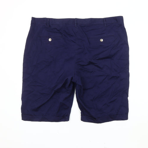 Marks and Spencer Women's Blue Chino Shorts Size 22