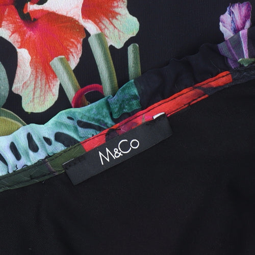 M&Co Women’s Floral Multicoloured Blouse Size 20
