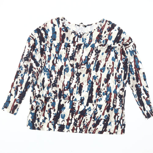 Jaeger Women's Multicoloured Blouse, Size S, Long Sleeve