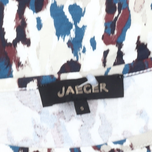 Jaeger Women's Multicoloured Blouse, Size S, Long Sleeve
