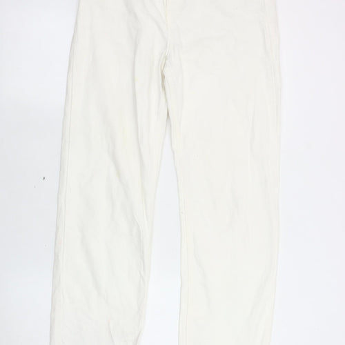 Denim Co. Women's White Straight Jeans Size 10