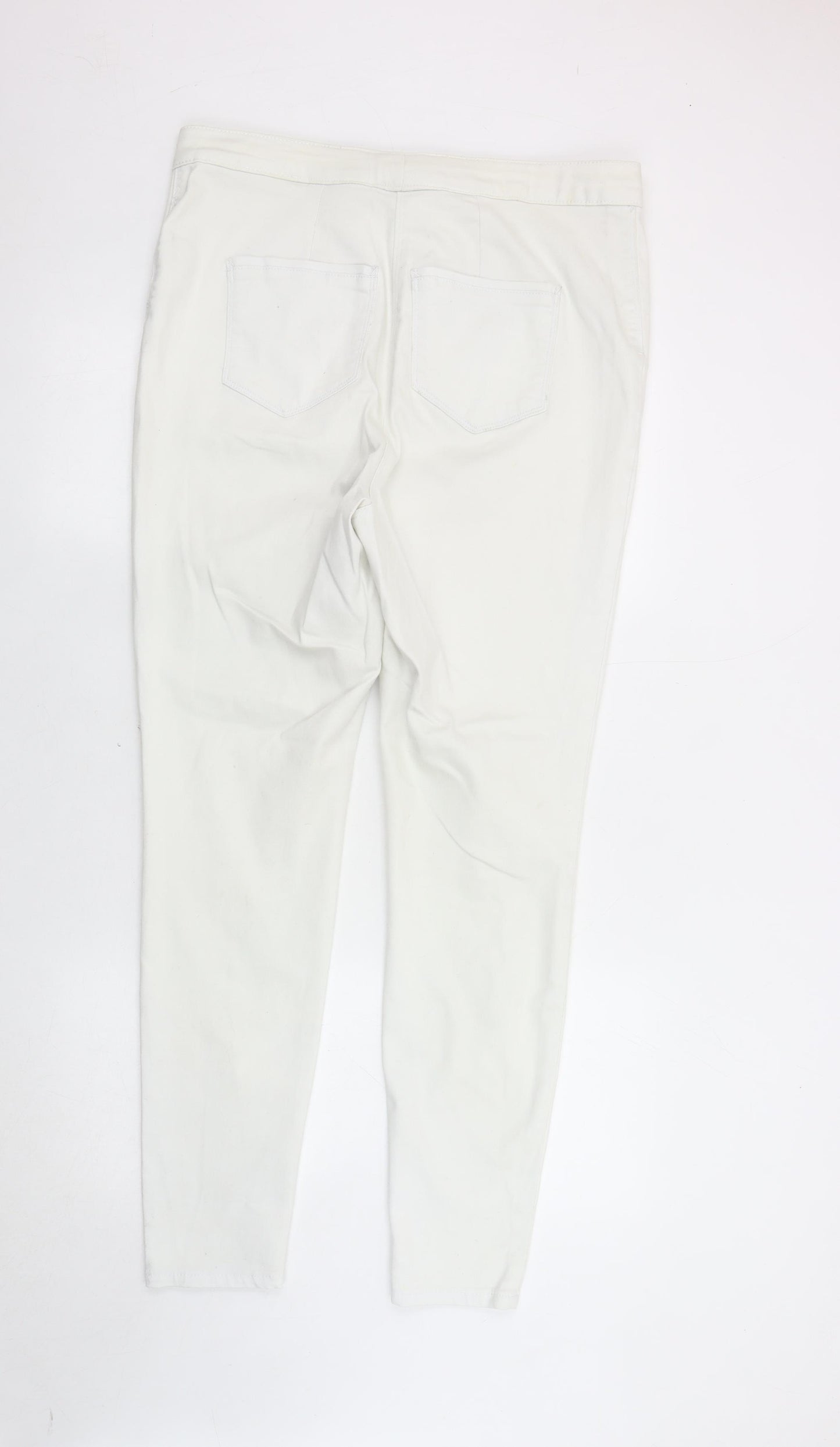 Premium Denim Collection Women's White Skinny Jeans Size 20
