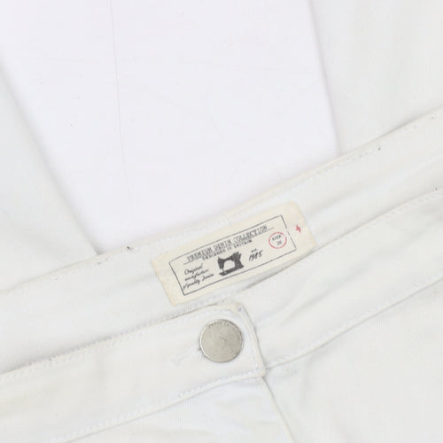 Premium Denim Collection Women's White Skinny Jeans Size 20