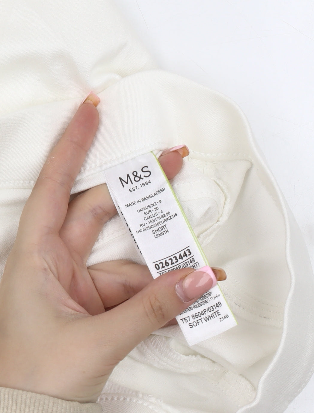 Marks and Spencer Women's White Jegging Size 8