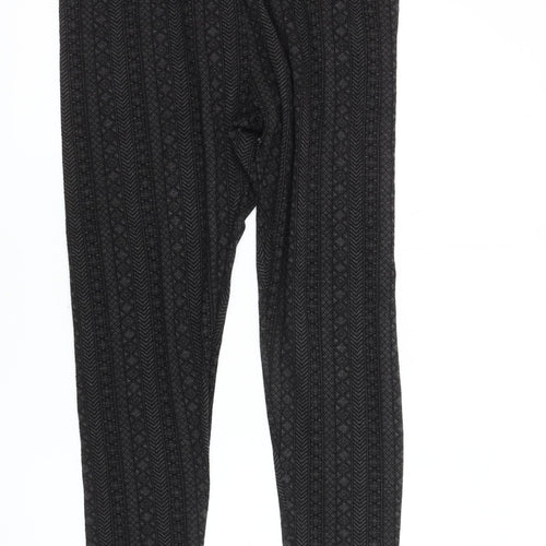 Marks and Spencer Women's Black Geometric Leggings