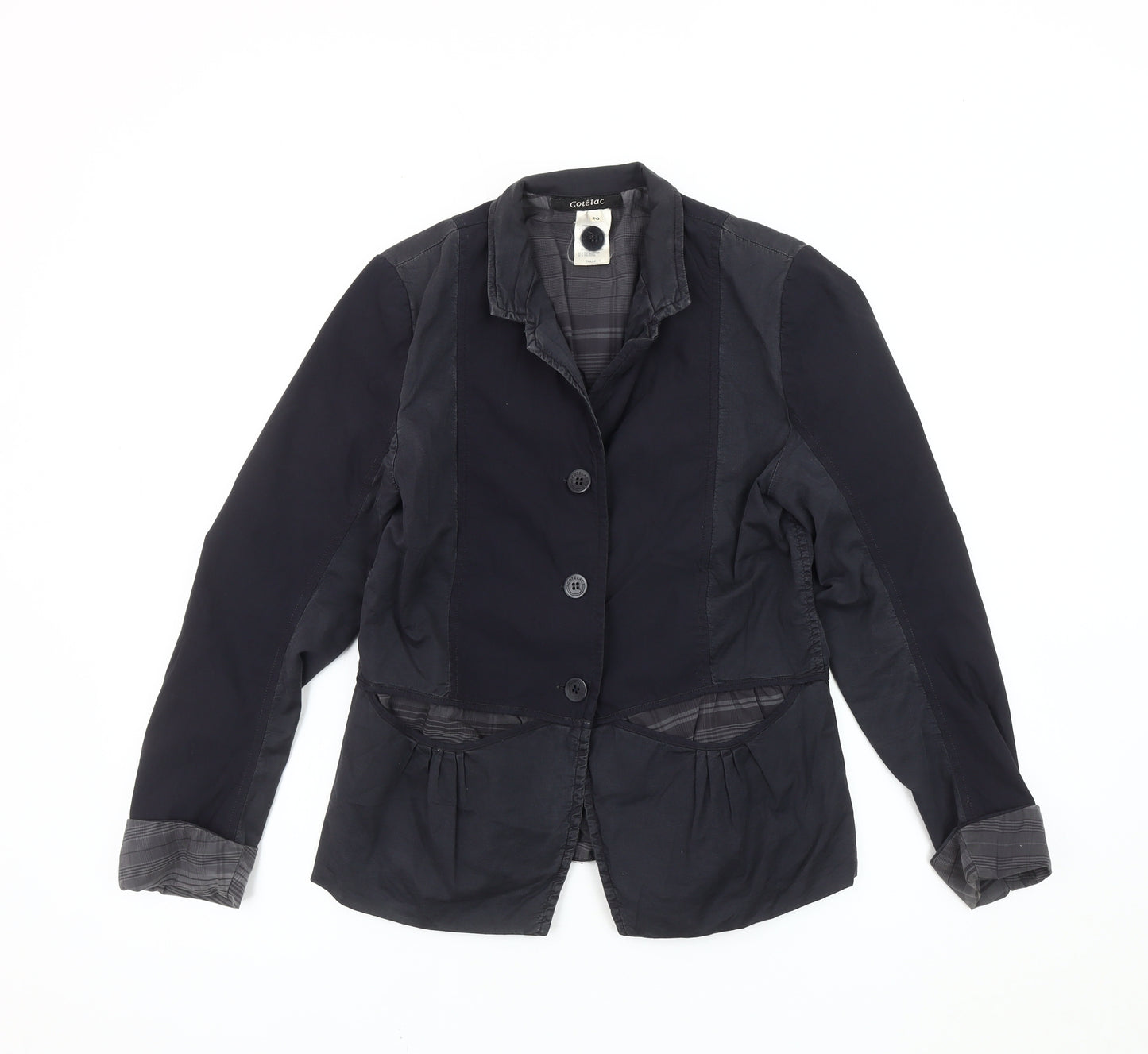 Cotélac Women's Black Blazer Size S Casual