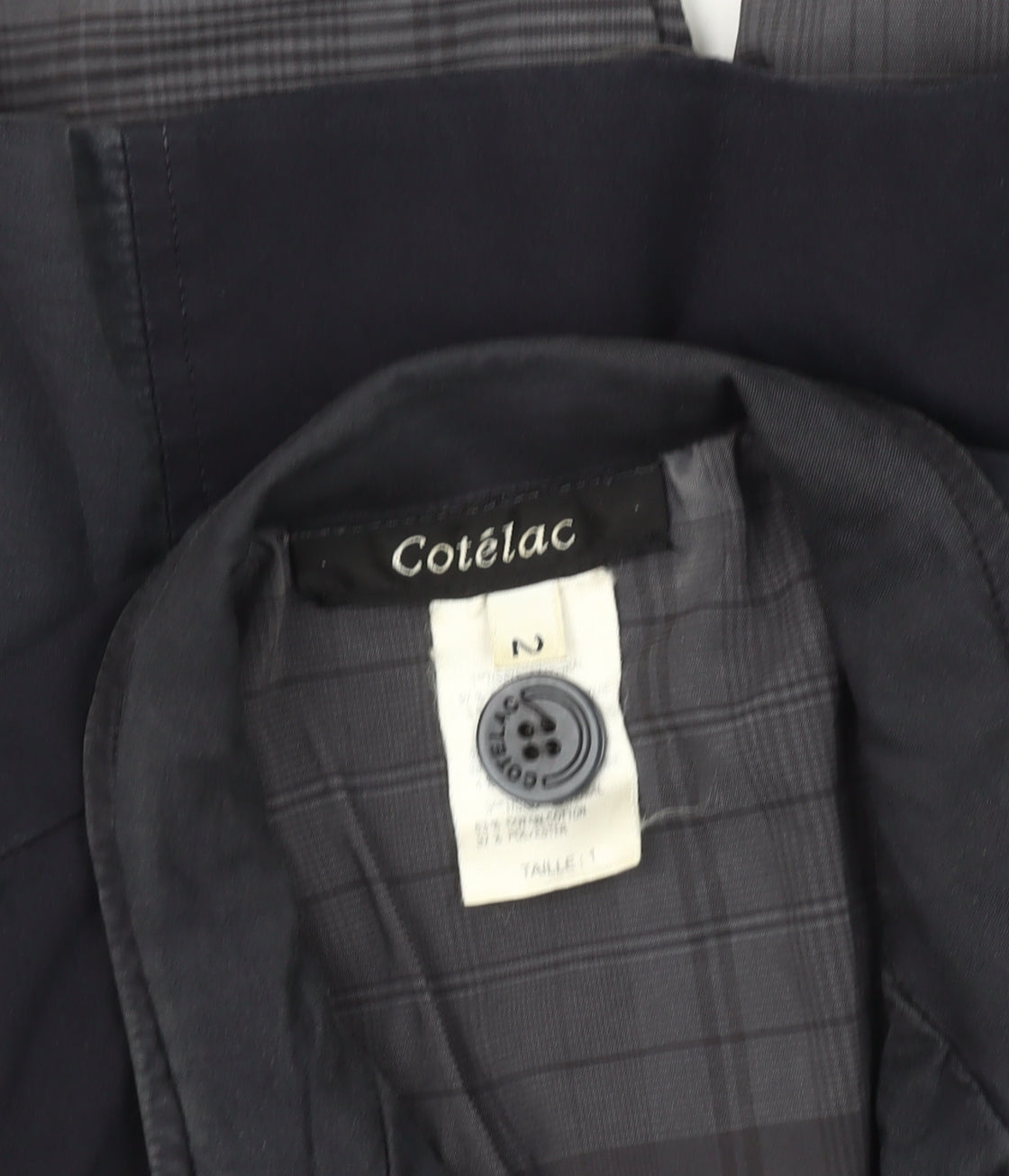 Cotélac Women's Black Blazer Size S Casual