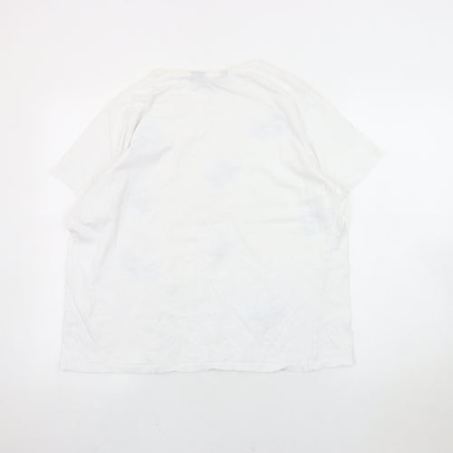 ISLE Essentials Women's White L Floral T-Shirt
