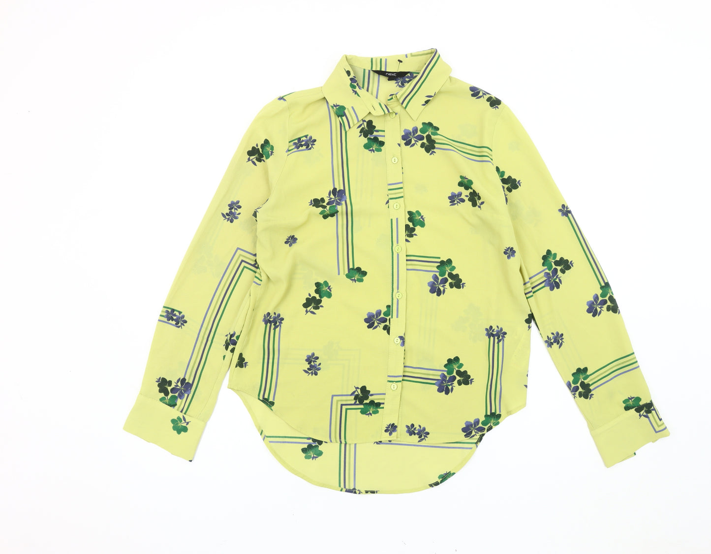 Next Women's Multicoloured Floral Button-Up Shirt, Size 10