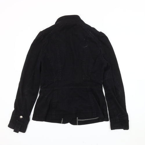 H&M Women's Black Military Jacket Size 12