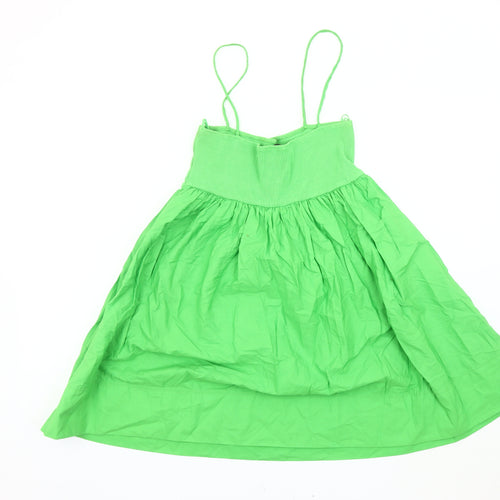 Zara Womens Green Slip Dress Size 12