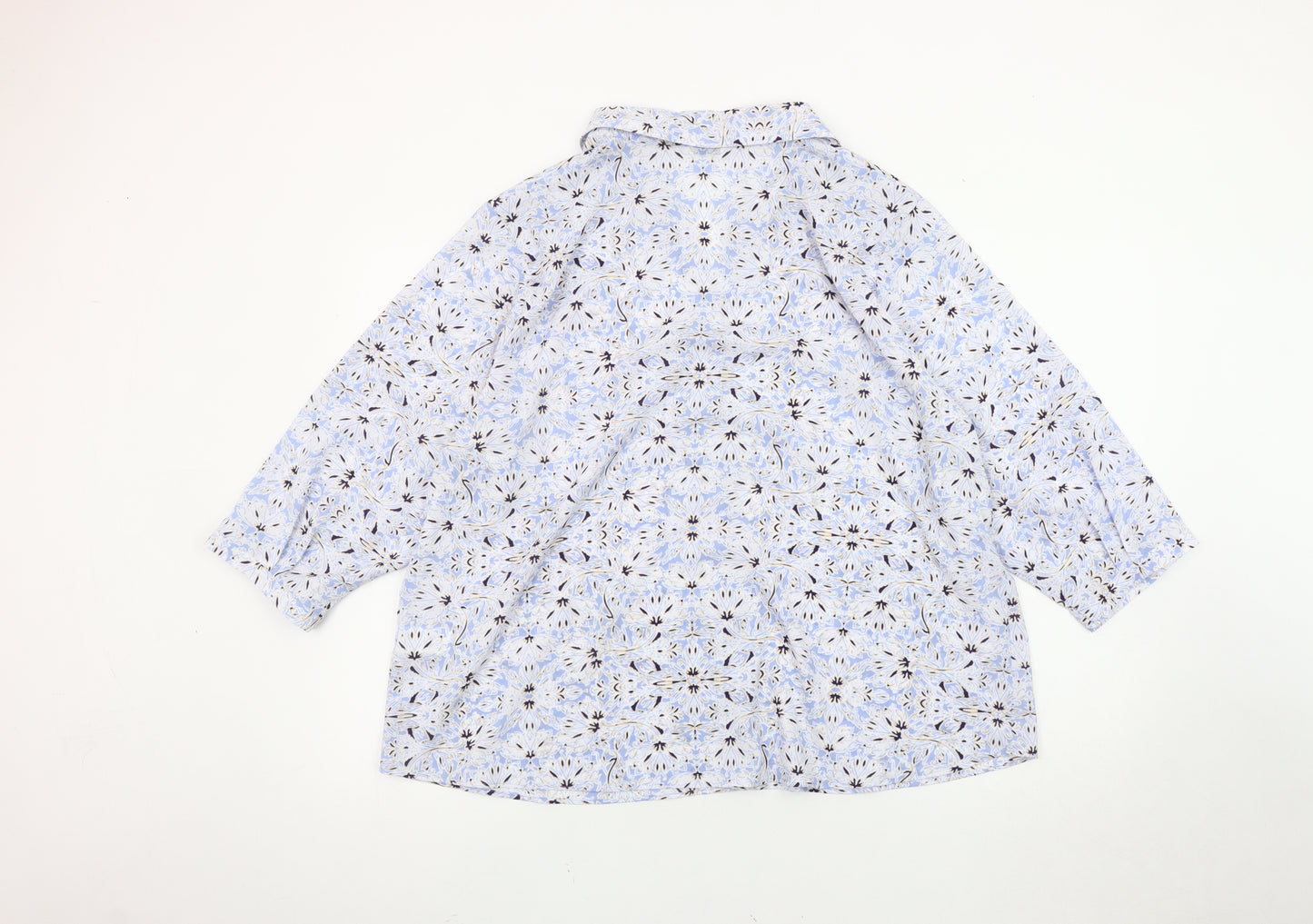 Marks and Spencer Women's Multicoloured Floral Button-Up Shirt