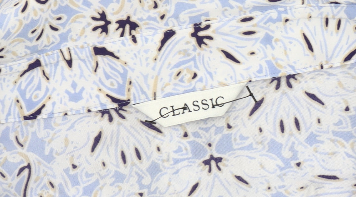 Marks and Spencer Women's Multicoloured Floral Button-Up Shirt