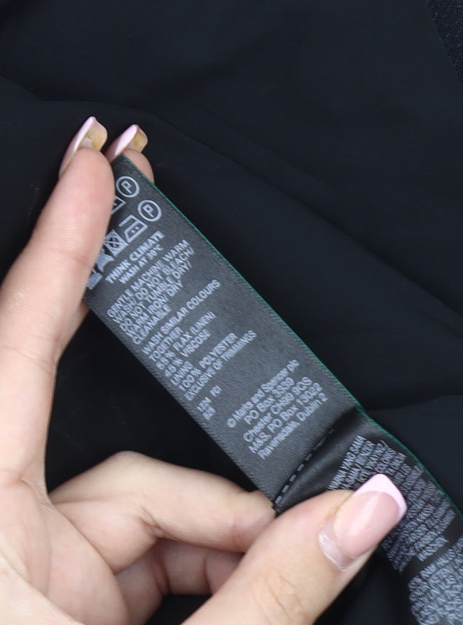 Marks and Spencer Women's Black Suit Waistcoat Size 14