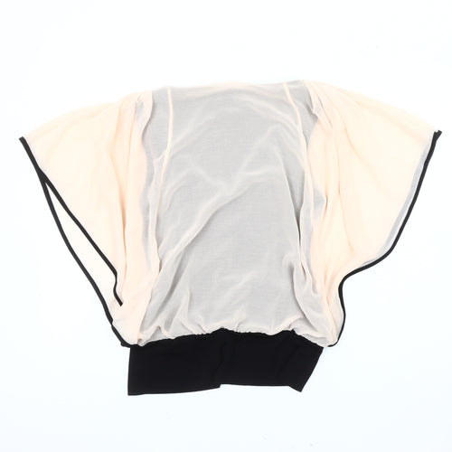 Coast Women's Black Tunic Blouse, Size 12, V-Neck