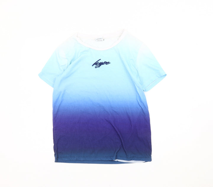 Hype Boys Blue Short Sleeve T-Shirt, Size 14 Years, Regular Fit