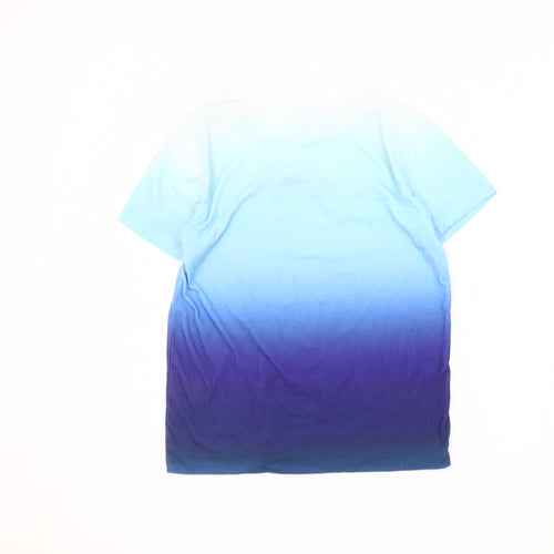 Hype Boys Blue Short Sleeve T-Shirt, Size 14 Years, Regular Fit