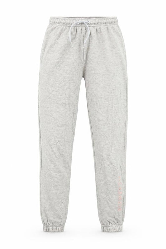 Front view of McKenzie Grey girls’ joggers 12-13 years with pockets