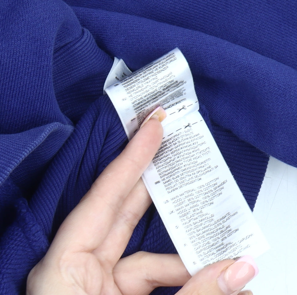 Adidas Men's Blue XL Pullover Hoodie