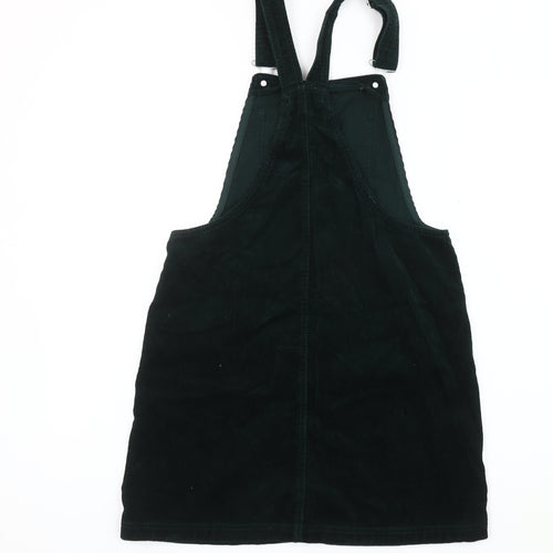 Casual Collection Black Corduroy Pinafore Dress