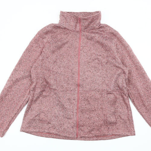 Lands' End Men's Pink XL Herringbone Jacket Casual