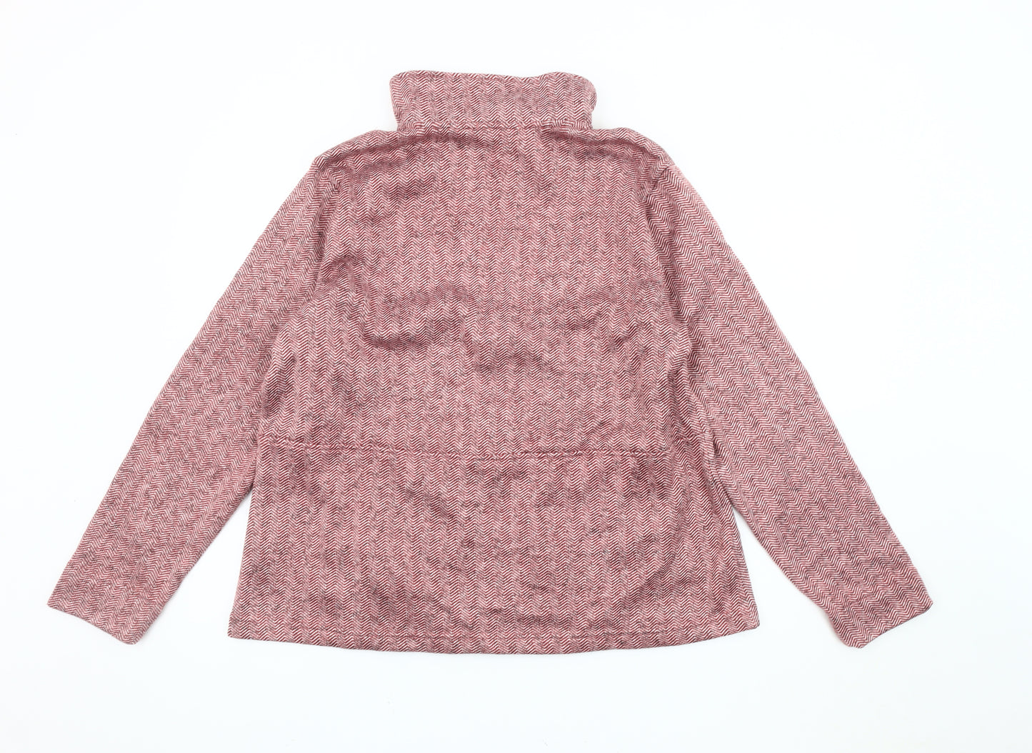 Lands' End Men's Pink XL Herringbone Jacket Casual