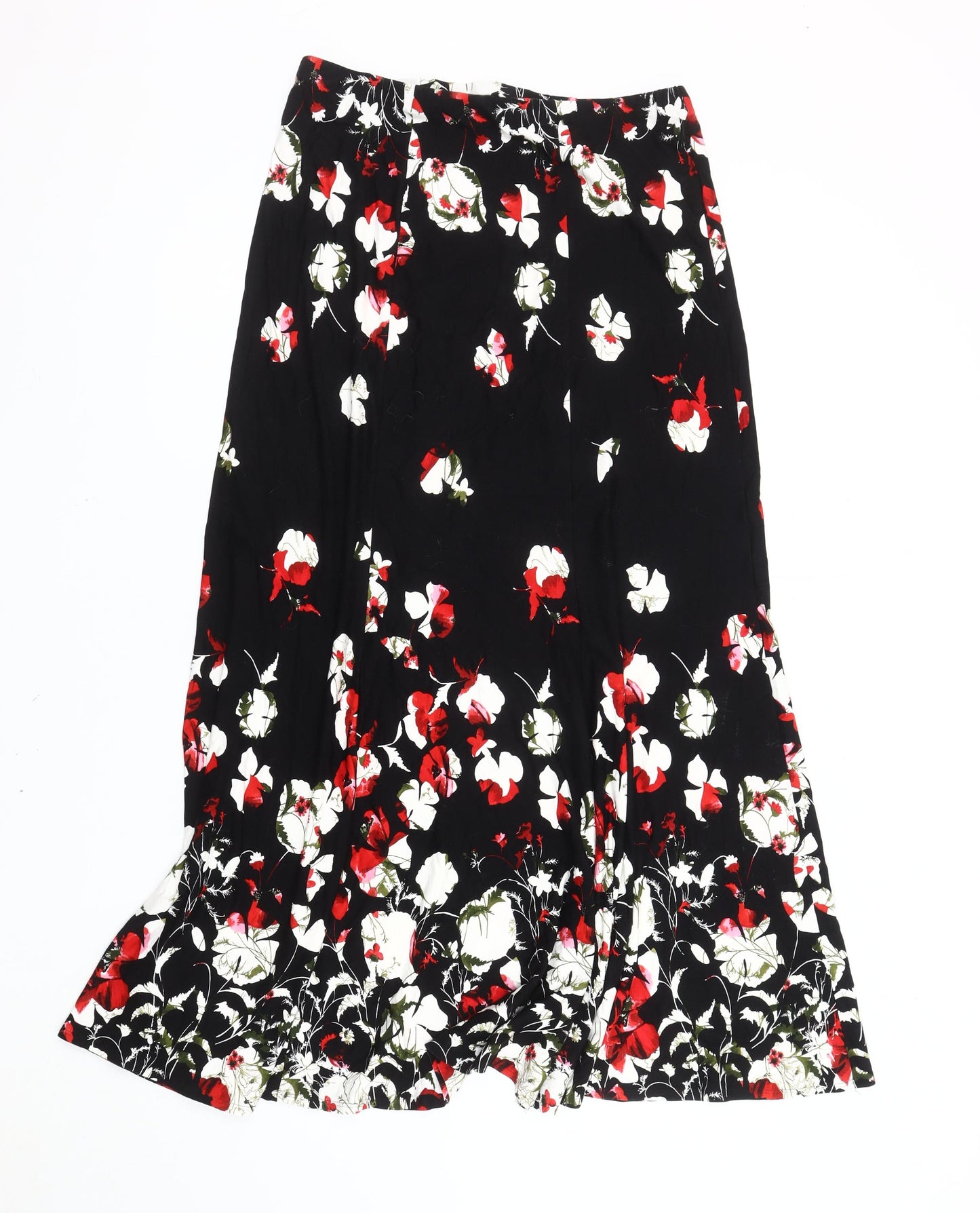 Marks and Spencer Women's Midi Floral A-Line Skirt