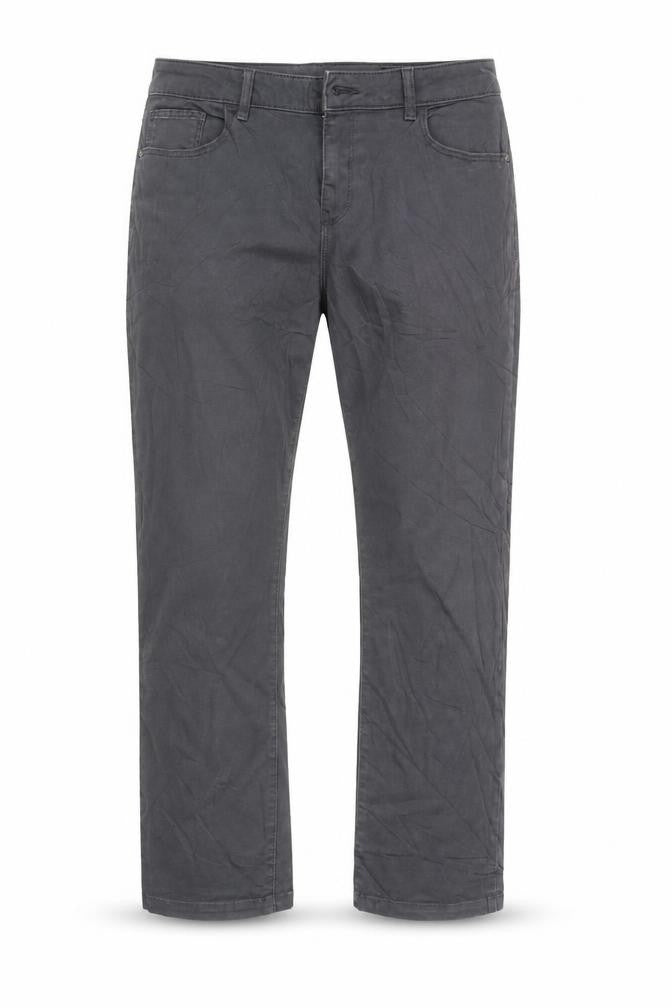 Front view of Tu Men's Grey Chino Trousers -, size 14 Slim, Fit