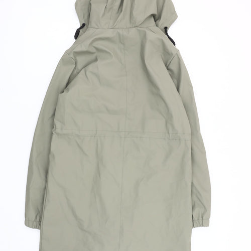 F&F Men's Green Waterproof Parka Jacket XS